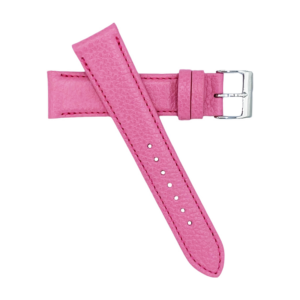 correa reloj color rosa - pink leather watchstrap